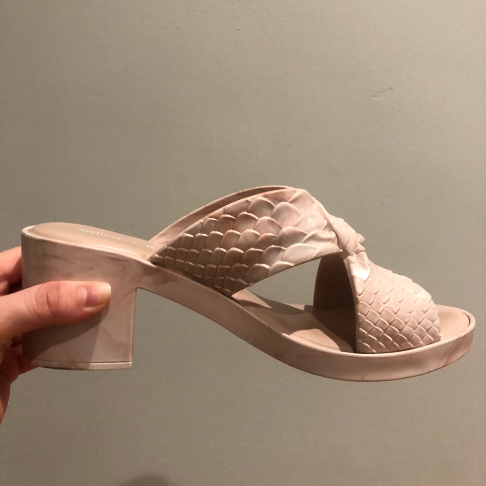 Baja East By Melissa Python Block Heel Sandal - 10 - image 6